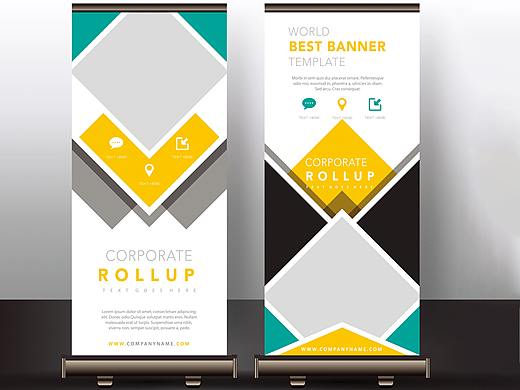 平面设计易拉宝展架海报产品广告宣传