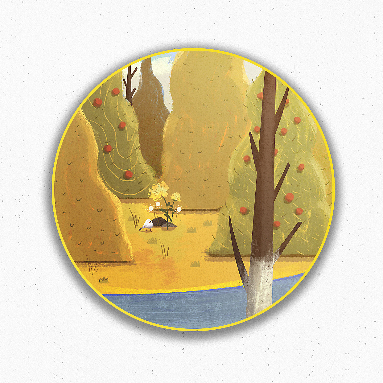 黄油二十四节气 X 寒露 全景VR插画