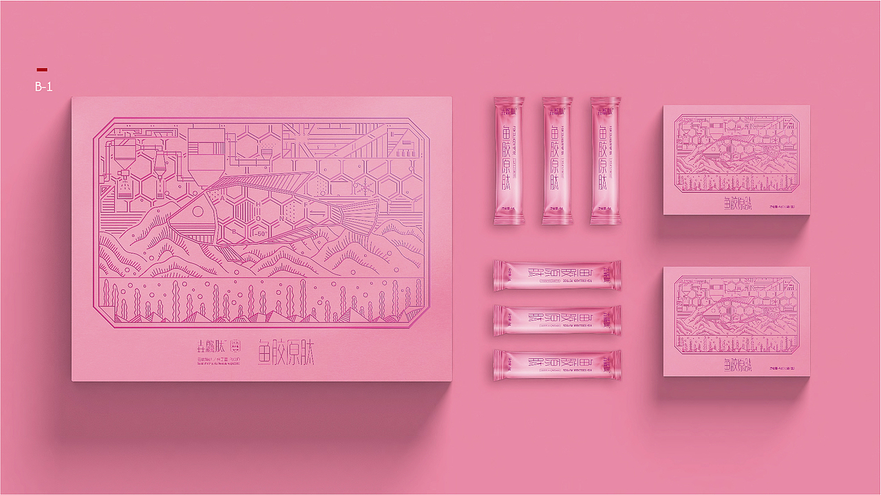 「壵龘肽」 鱼胶原肽包装设计（图ZMTU2MDA5ODEy） - 包装 - 站酷设计师东锐创意原创素材 - 站酷ZCOOL