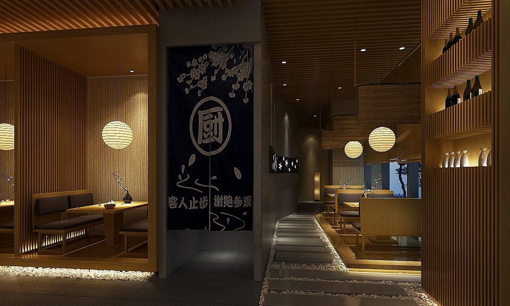 是水日式料理店（图ZMTEzNDYyMjUy） - 家装设计 - 站酷设计师5DD空间设计原创素材 - 站酷ZCOOL