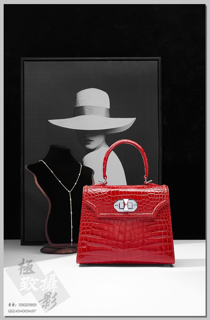 鳄鱼皮女包场景