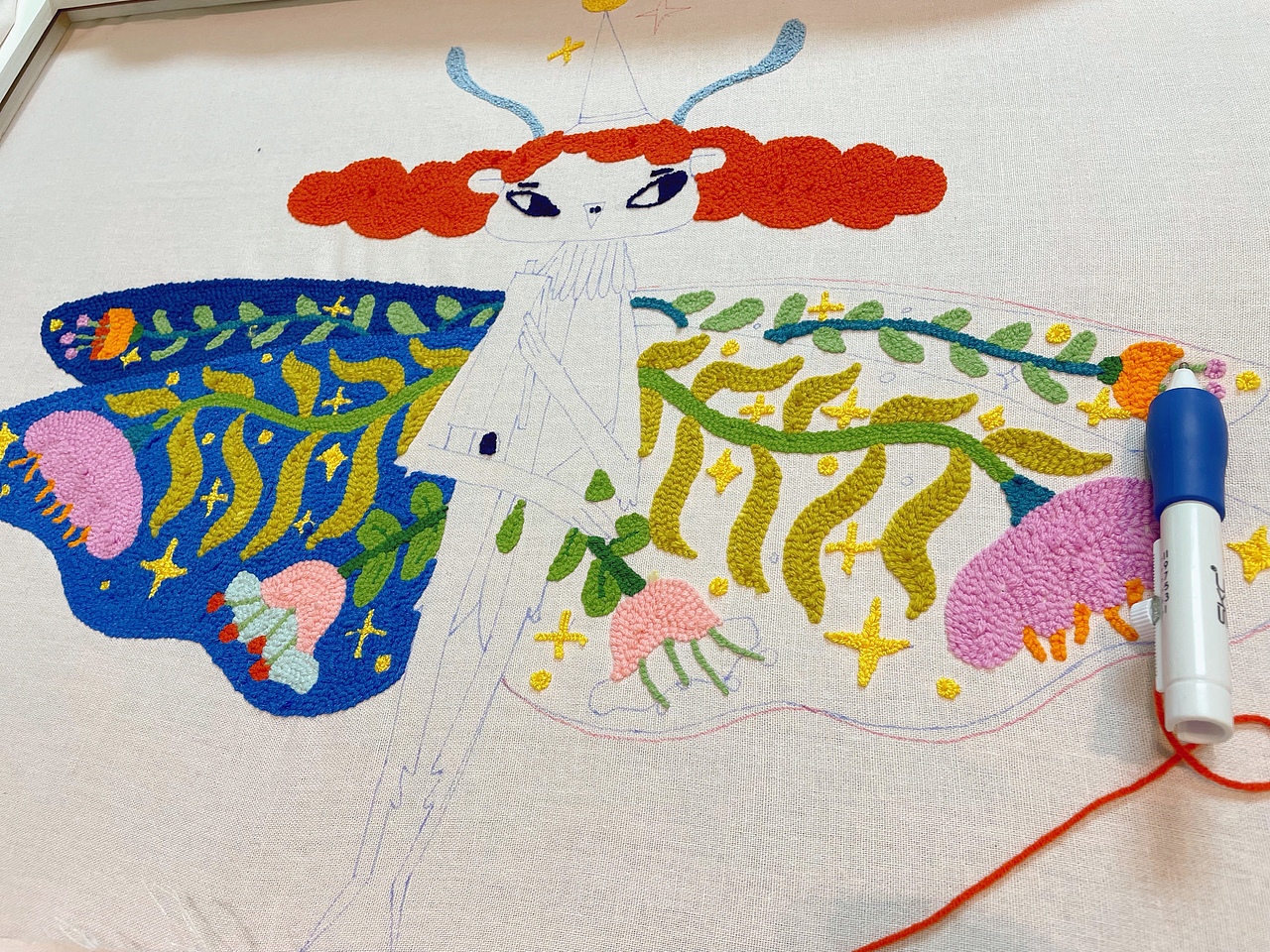 小怪戳戳绣（图ZMjU4MzM5ODQw） - 艺术插画 - 站酷设计师小亚小怪原创素材 - 站酷ZCOOL