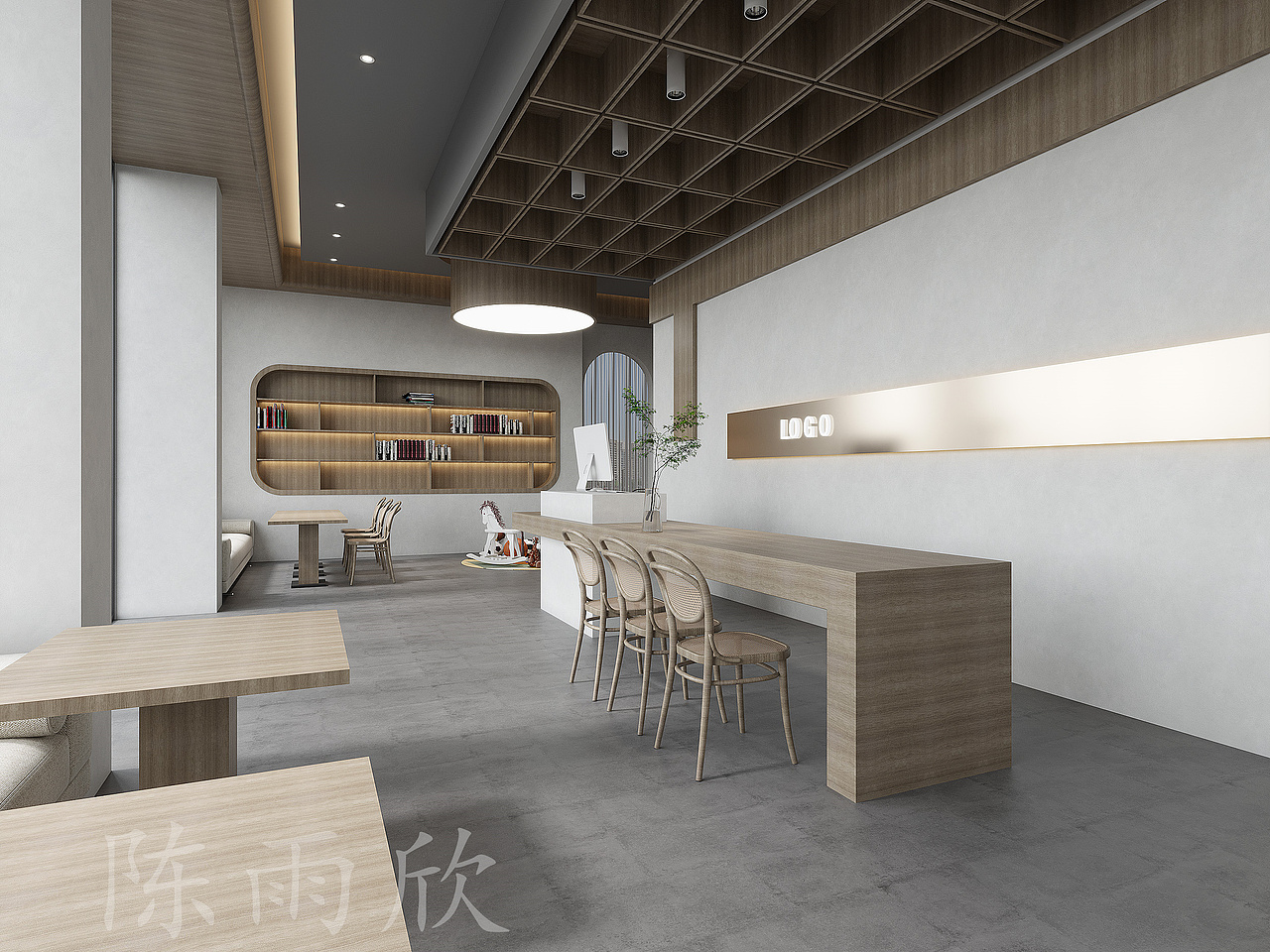 民宿大厅,喧嚣氛围中的宁静之所