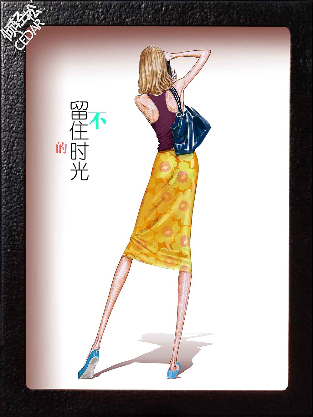 服装插画（图ZMzE0ODcxMjg=） - 休闲/流行服饰 - 站酷设计师倾轻松原创素材 - 站酷ZCOOL