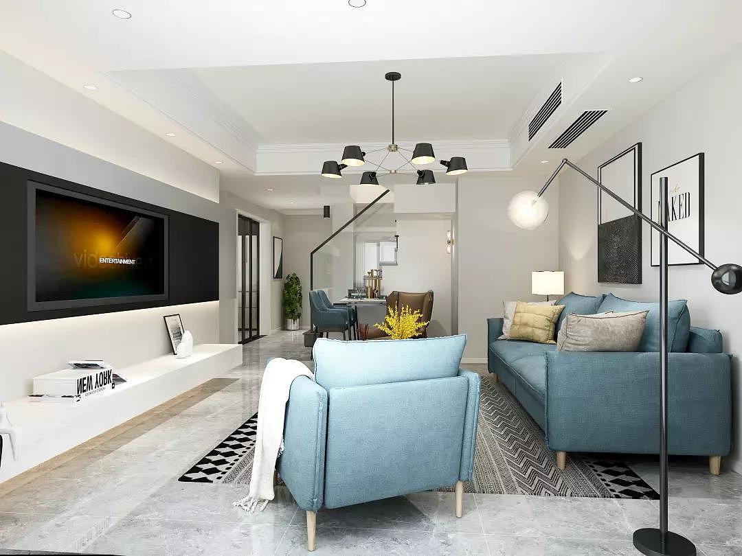 全案设计·翡丽山丨现代简约风，给你恰到好处的精致（图ZMTYyMjg2MzM2） - 家装设计 - 站酷设计师室内设计可可曾原创素材 - 站酷ZCOOL