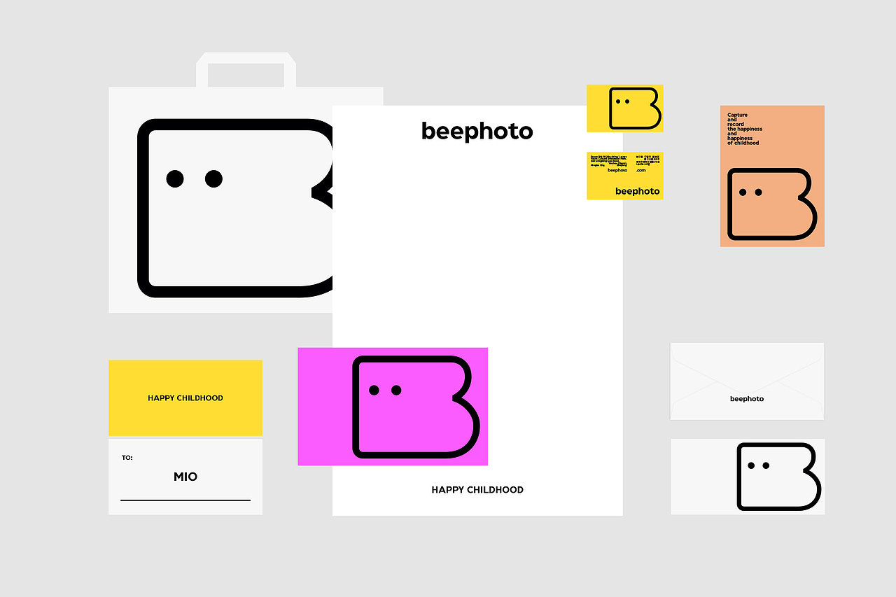beephoto儿童摄影品牌视觉（图ZMjg1MDkzNjI4） - 品牌 - 站酷设计师YANDESIGN颜娜原创素材 - 站酷ZCOOL
