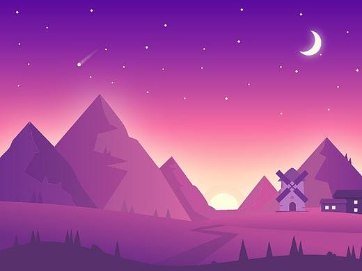 风车（个人主页-ZMzMxMjYyOTY=） - 创作习作 - 站酷设计师番茄酱酱酱原创素材 - 站酷ZCOOL