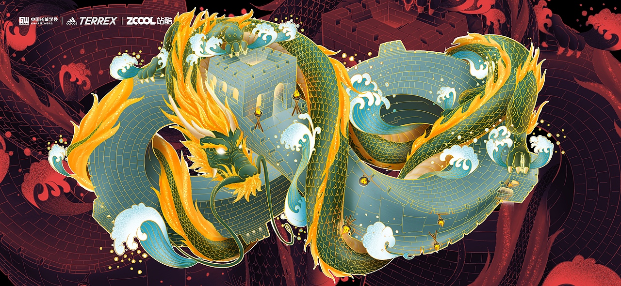 Infinite Great Wall-无限长城(图ZMjc0ODQyODY0) - 图案 - 站酷设计师苏瓦西里畅原创素材 - 站酷ZCOOL