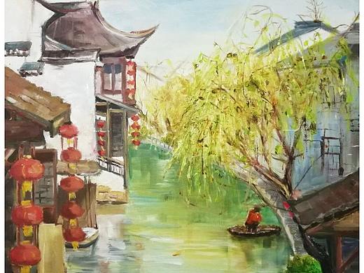 油画（个人主页-ZNDY5MDQ4MTY=） - 绘画 - 站酷设计师暮声原创素材 - 站酷ZCOOL