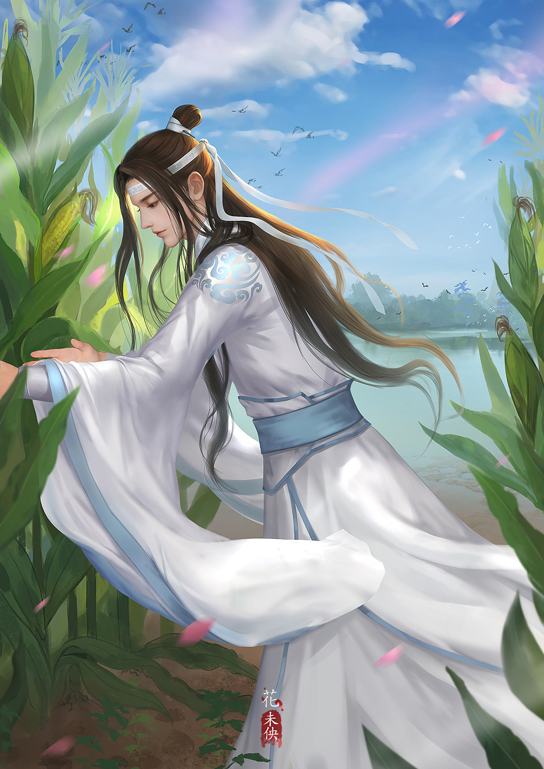 魔道祖师（图ZMTY4ODYwMTQ0） - 商业插画 - 站酷设计师花未佒原创素材 - 站酷ZCOOL