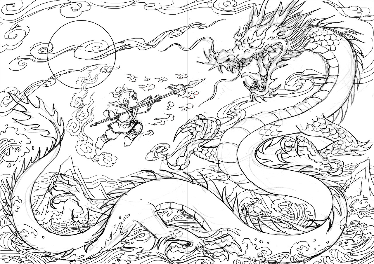 《东游记》（图ZMjI4NzMzNzcy） - 创作习作 - 站酷设计师史莱姆漫画原创素材 - 站酷ZCOOL