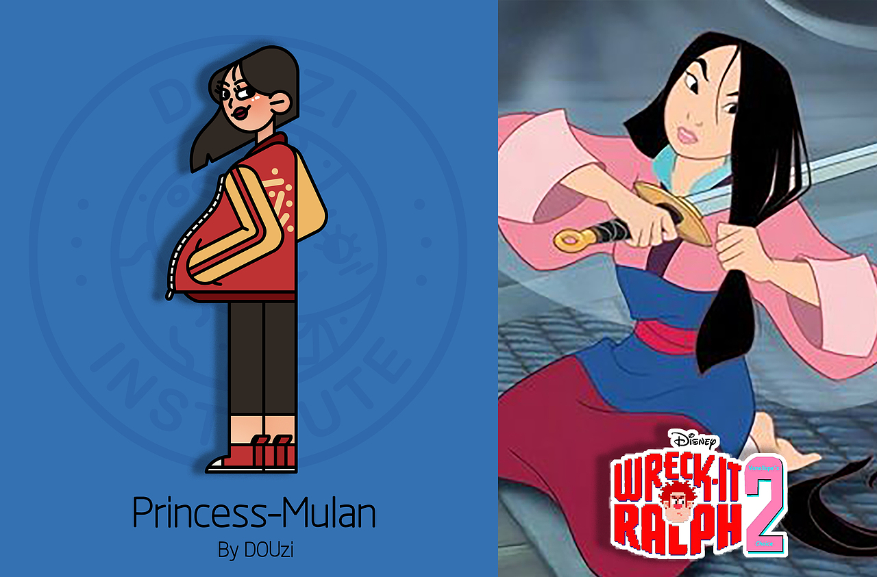 《无敌破坏王2》15个公主（图ZMTUyOTU1OTI0） - 创作习作 - 站酷设计师DOU_zi原创素材 - 站酷ZCOOL