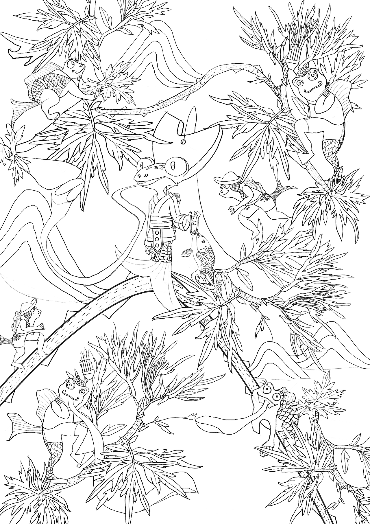 《山海经》-蛙身鱼尾