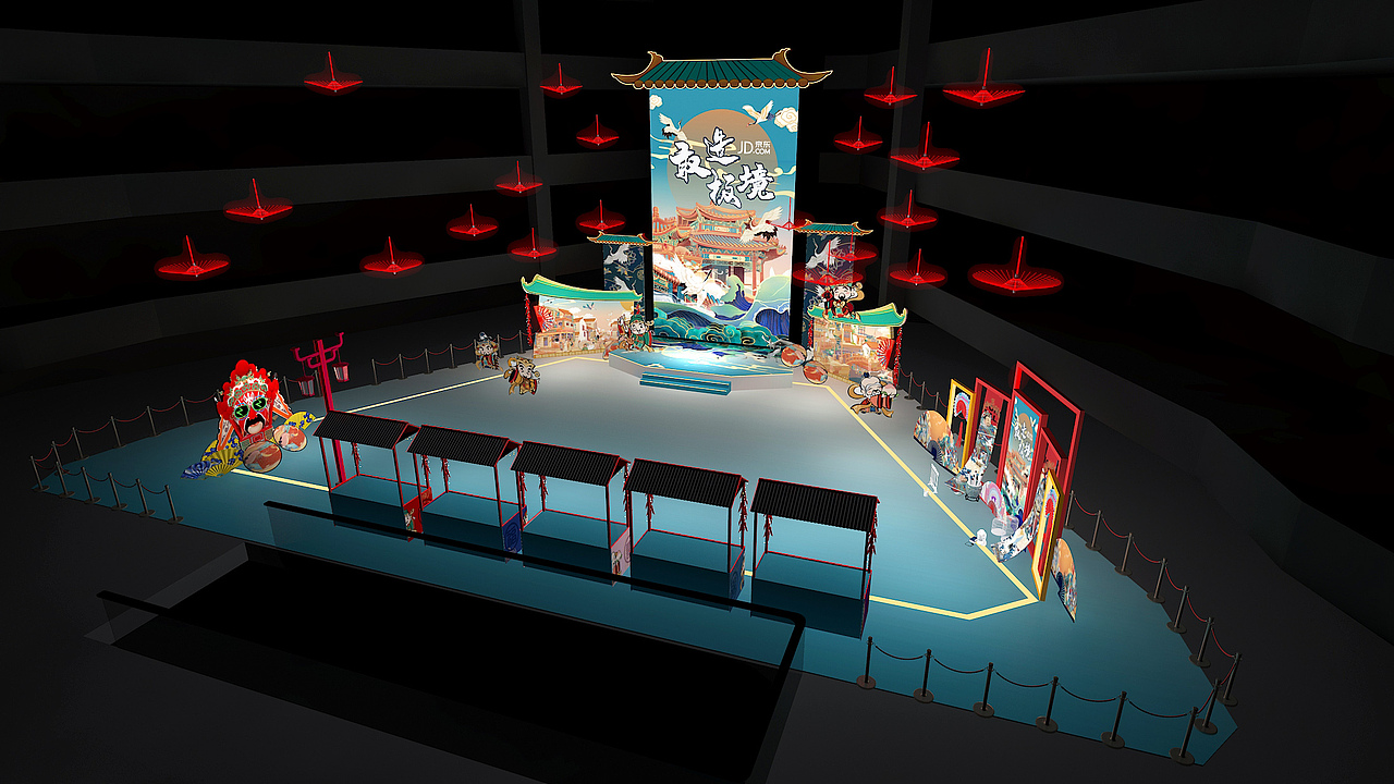 国潮设计（图ZMjQ3MDk5OTky） - 舞台美术 - 站酷设计师zyp1688原创素材 - 站酷ZCOOL