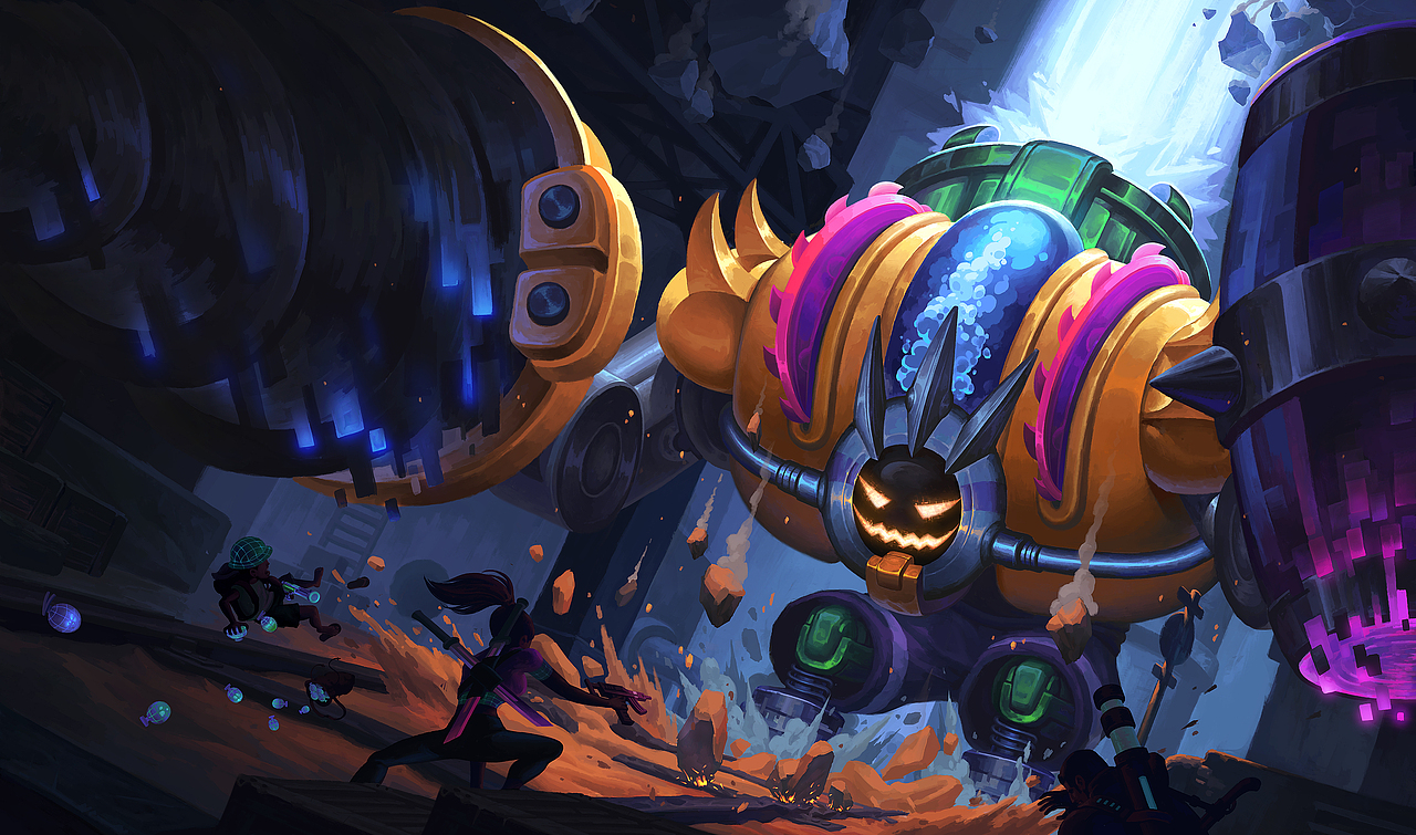 电玩墨菲特lol同人|插画|游戏原画|neos100_原创作品-站酷zcool