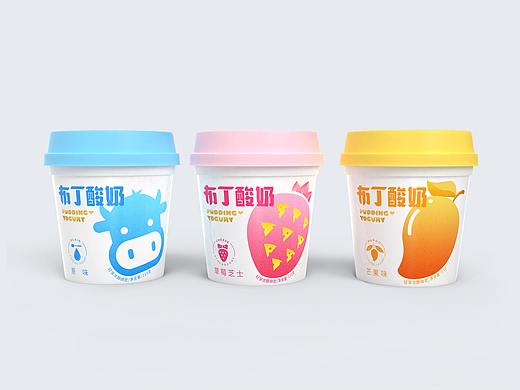 布丁酸奶 包装