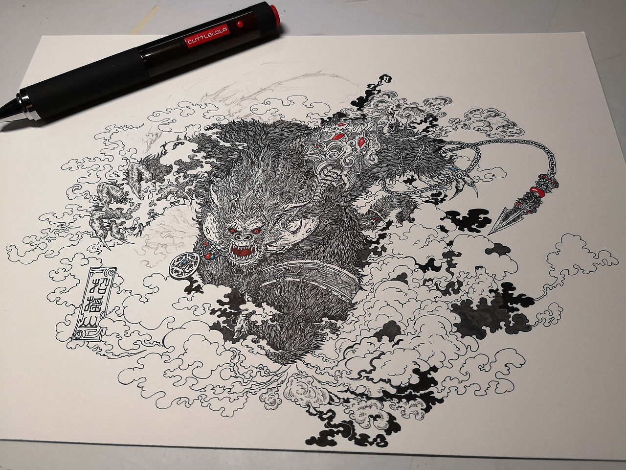 毣柞山海之狌狌（图ZMTE3NDIwMzg4） - 商业插画 - 站酷设计师毣余原创素材 - 站酷ZCOOL