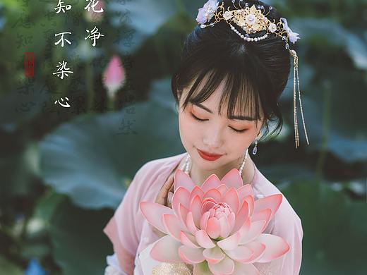 荷花-汉服写真