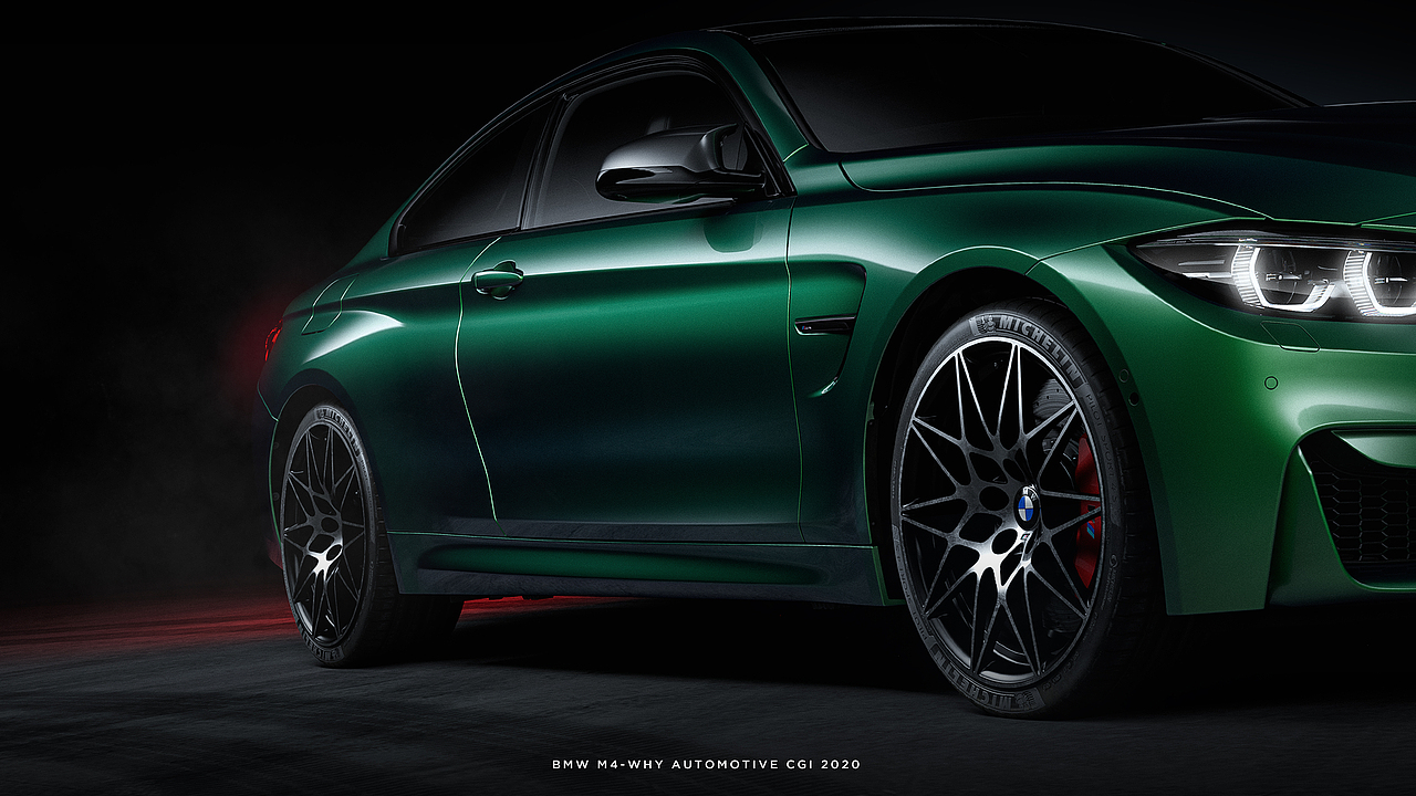 BMW M4渲染（图ZMjM3NzI0ODEy） - 机械/交通 - 站酷设计师吴浩岳原创素材 - 站酷ZCOOL