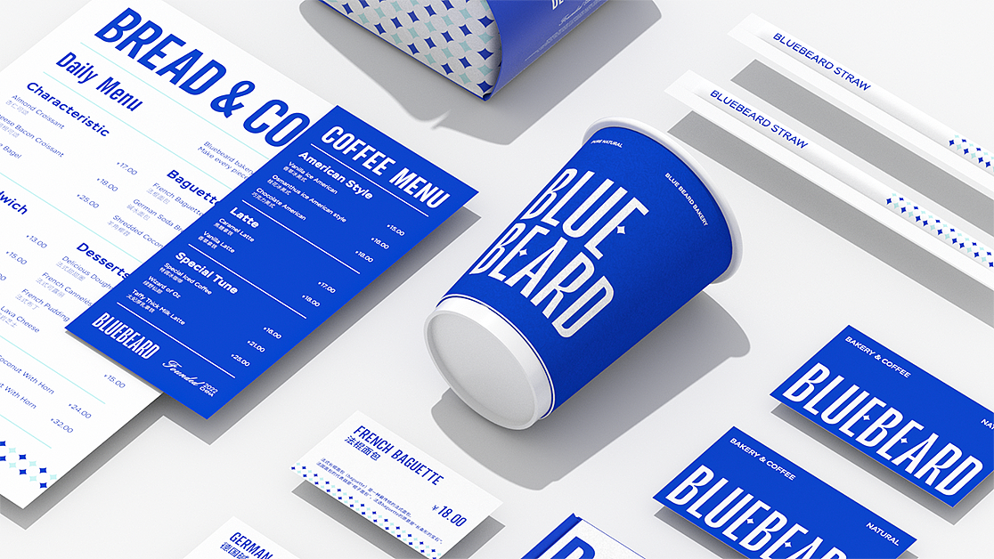 BLUEBEARD烘焙面包品牌全案设计(图ZMjg3NzcyMjg0) - 品牌 - 站酷设计师东临Dolin原创素材 - 站酷ZCOOL