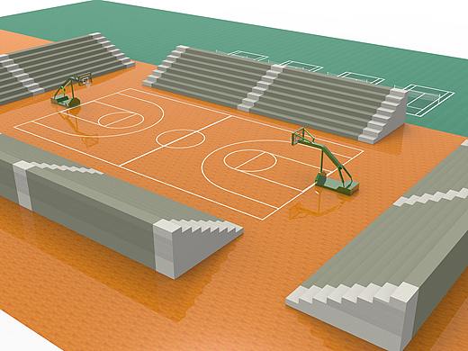 籃球場（個人主頁-ZMjc1OTkwNDQ=） - 場景 - 站酷設(shè)計師一條會喊6的咸魚原創(chuàng)素材 - 站酷ZCOOL