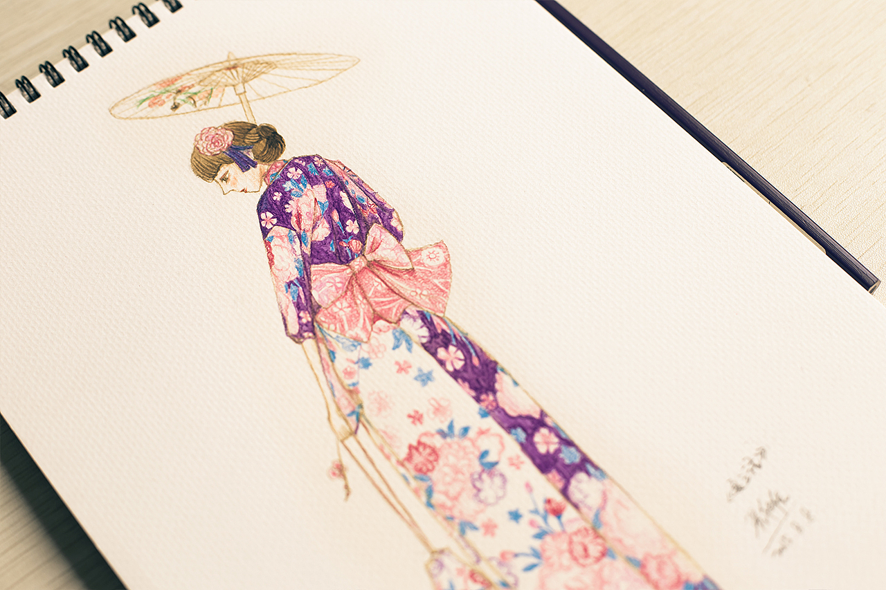 每日一图 插画021—《夏之语》