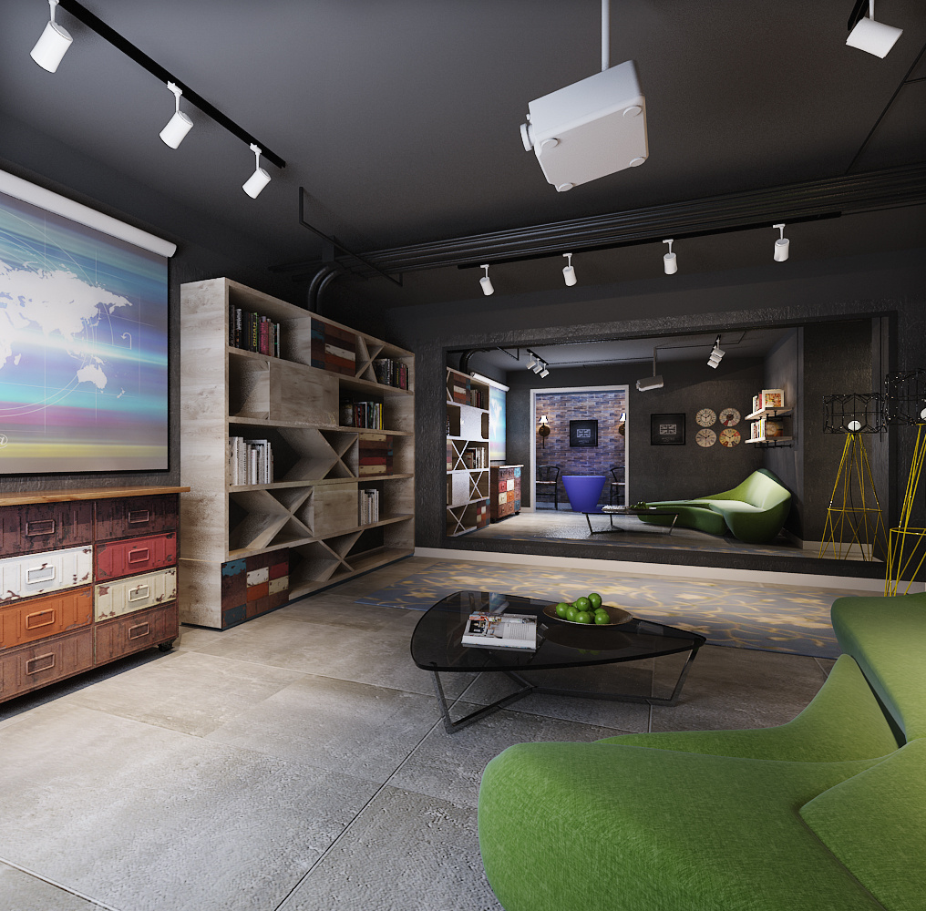 地下室 loft 工业 工业风