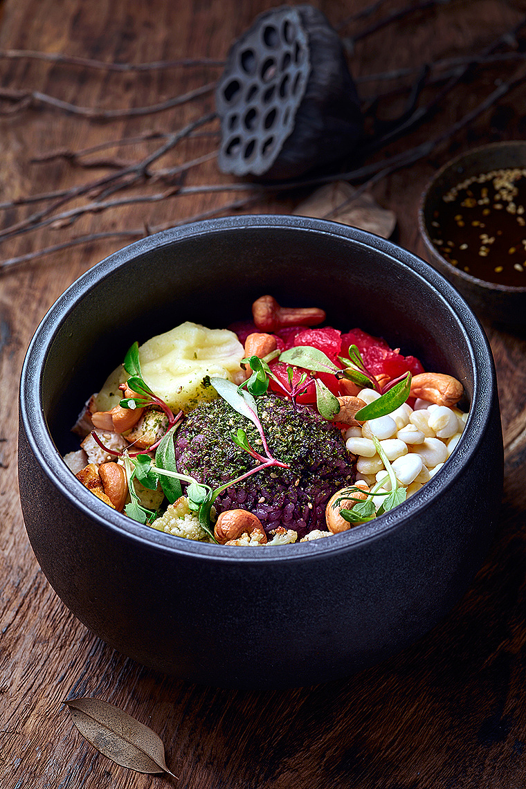 素食餐厅菜品拍摄