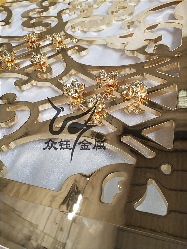 廊坊别墅欧式铝雕花屏风 铝板隔断墙图赏析