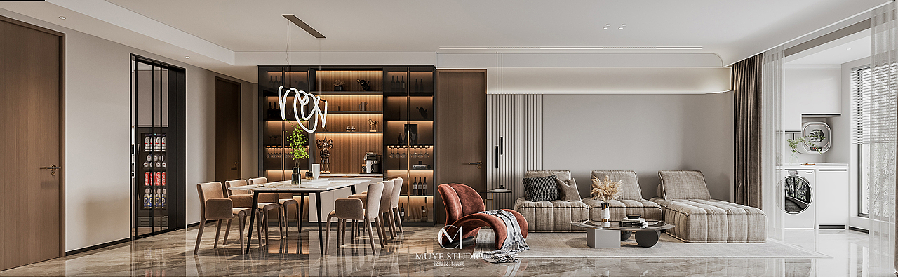 现代家装效果图（图ZMjY2NzU4MDI4） - 家装设计 - 站酷设计师牧野表现原创素材 - 站酷ZCOOL