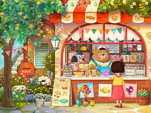 糖果屋（个人主页-ZNTU0MzYwOTI=） - 创作习作 - 站酷设计师yh1207原创素材 - 站酷ZCOOL