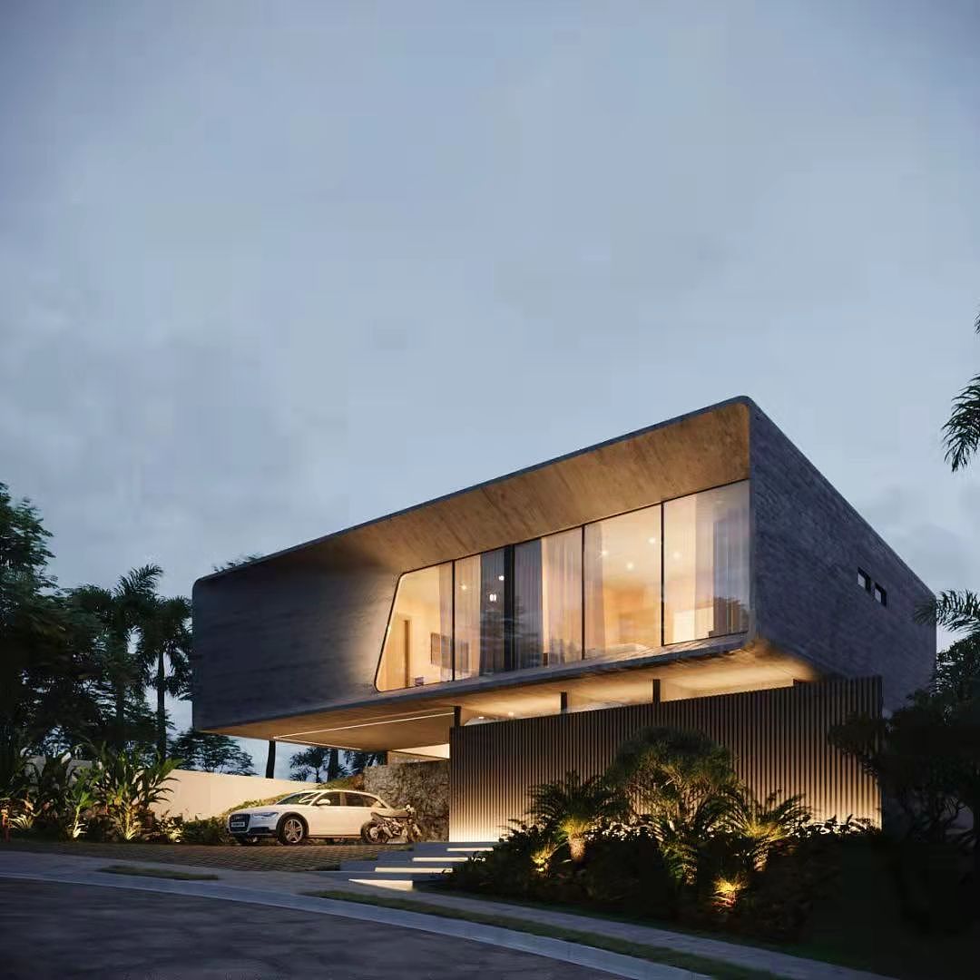 别墅设计|这种比较前卫的现代别墅喜欢吗|空间|建筑设计|欣欣