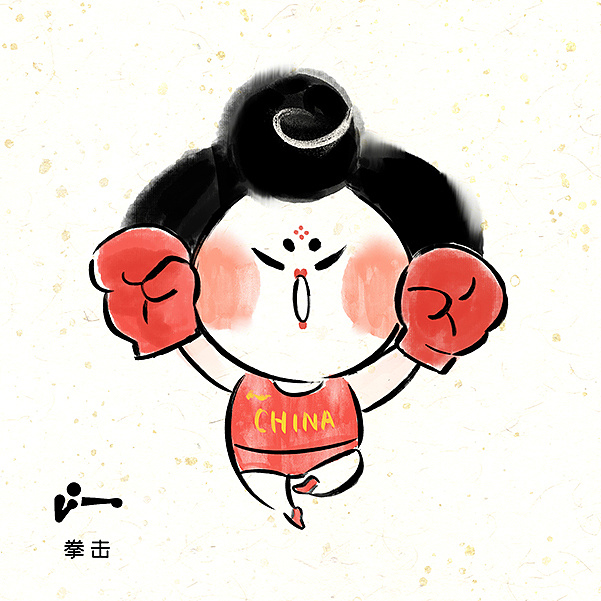 【唐妞】也来参加奥运会啦!