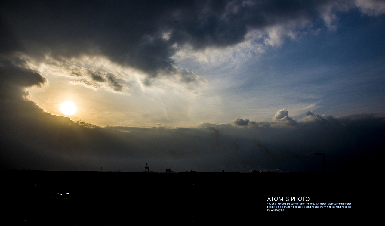 江西高安的上空