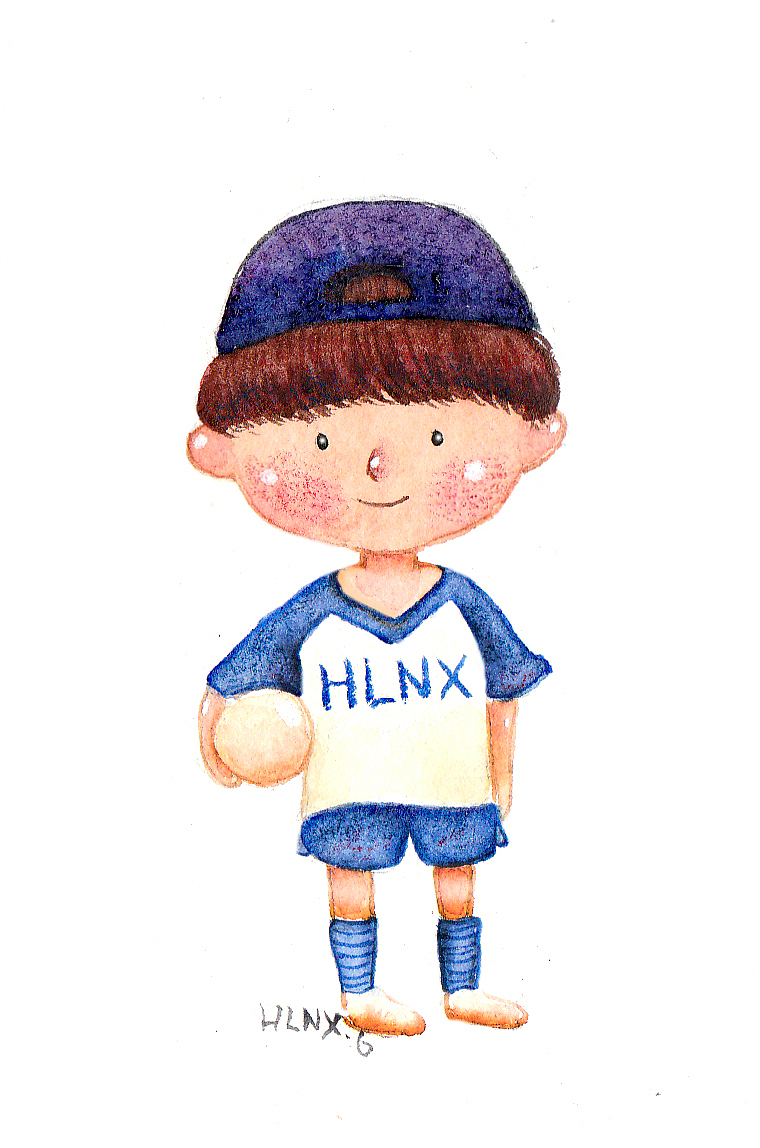 萌萌哒,帅帅哒,画个小人排排站|插画|儿童插画|核林女侠heling - 原创