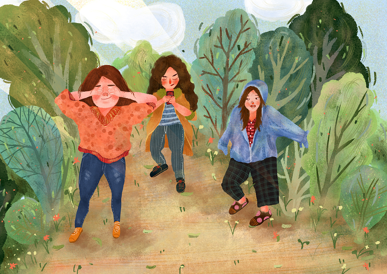 我们仨的快乐时光