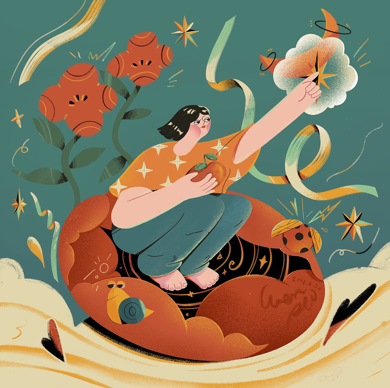 凡尔赛|插画|创作习作|pegwen - 原创作品 - 站酷 (zcool)