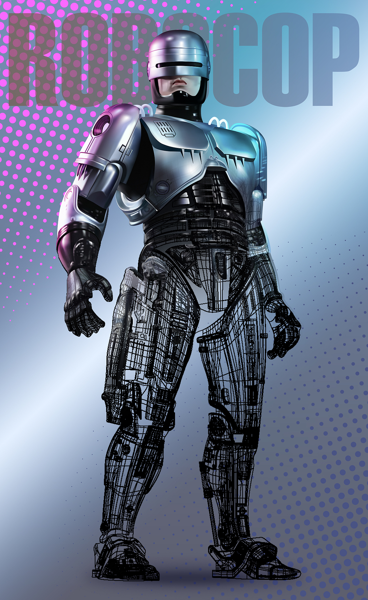 AI機械戰(zhàn)警（圖ZOTIwMDExNDg=） - 創(chuàng)作習作 - 站酷設(shè)計師斯巴達喵原創(chuàng)素材 - 站酷ZCOOL