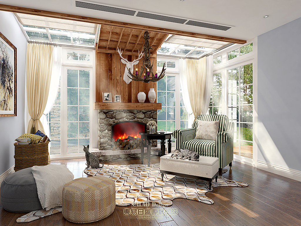 上海康城 美式风格 140㎡