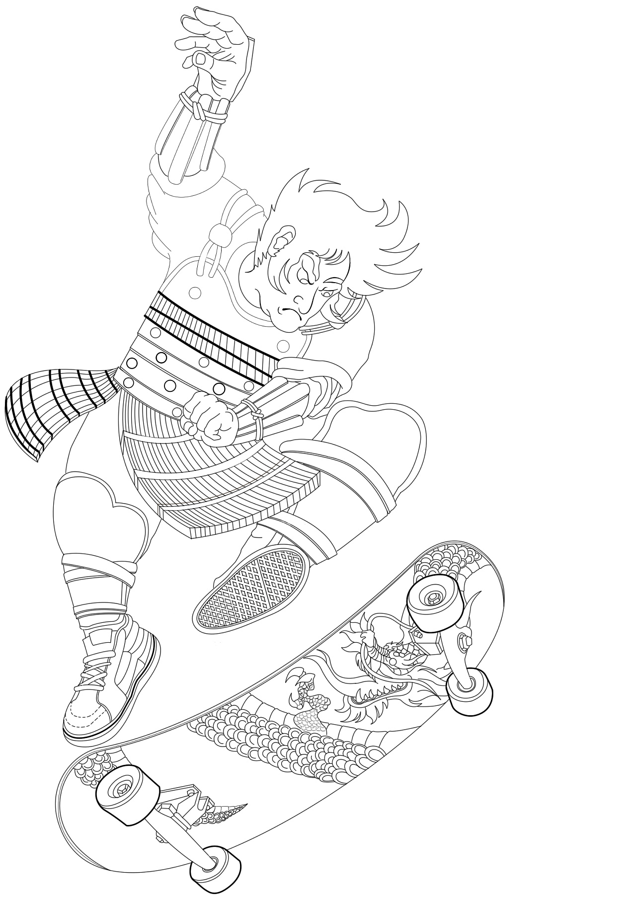 2015 台湾长板嘉年华 活动插画