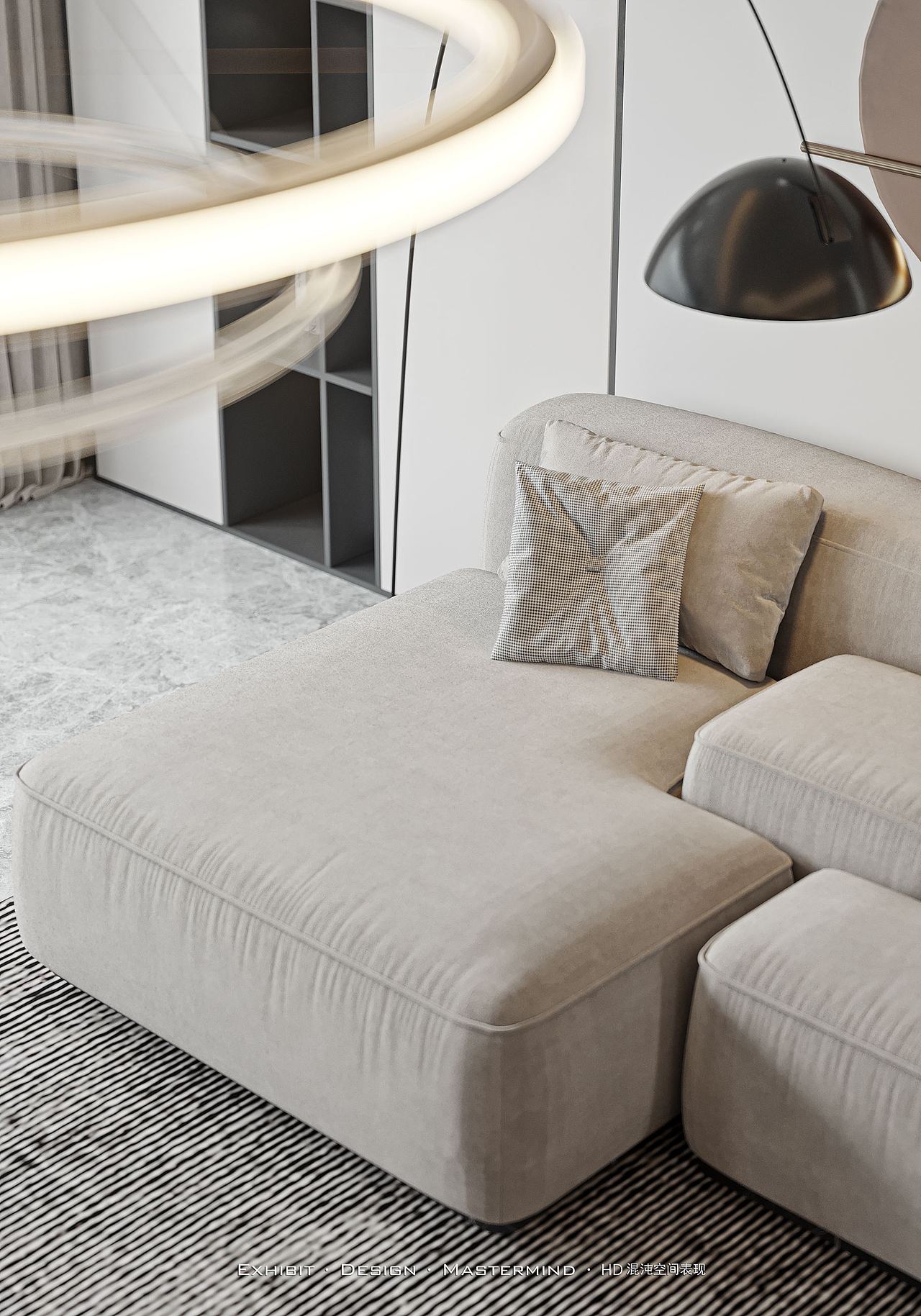 收集时光_ ▎现代轻奢客餐厅 混沌空间原创