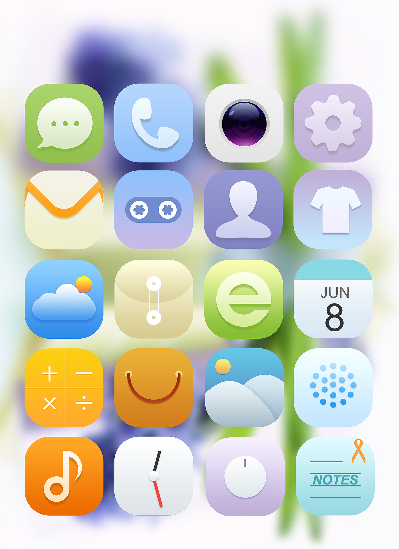 手机主题图标（图ZODA3NTkzODQ=） - 图标 - 站酷设计师SUPER春天原创素材 - 站酷ZCOOL