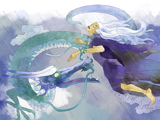 《神話故事》插畫（個(gè)人主頁-ZNDQ1ODE1Njg=） - 兒童插畫 - 站酷設(shè)計(jì)師沐染a原創(chuàng)素材 - 站酷ZCOOL