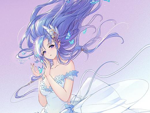 蓝色蝴蝶