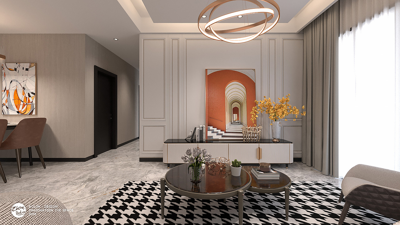 「样板间 | 新宇 金康苑」（图ZMTYxMjgyMzI0） - 家装设计 - 站酷设计师ZBolun原创素材 - 站酷ZCOOL