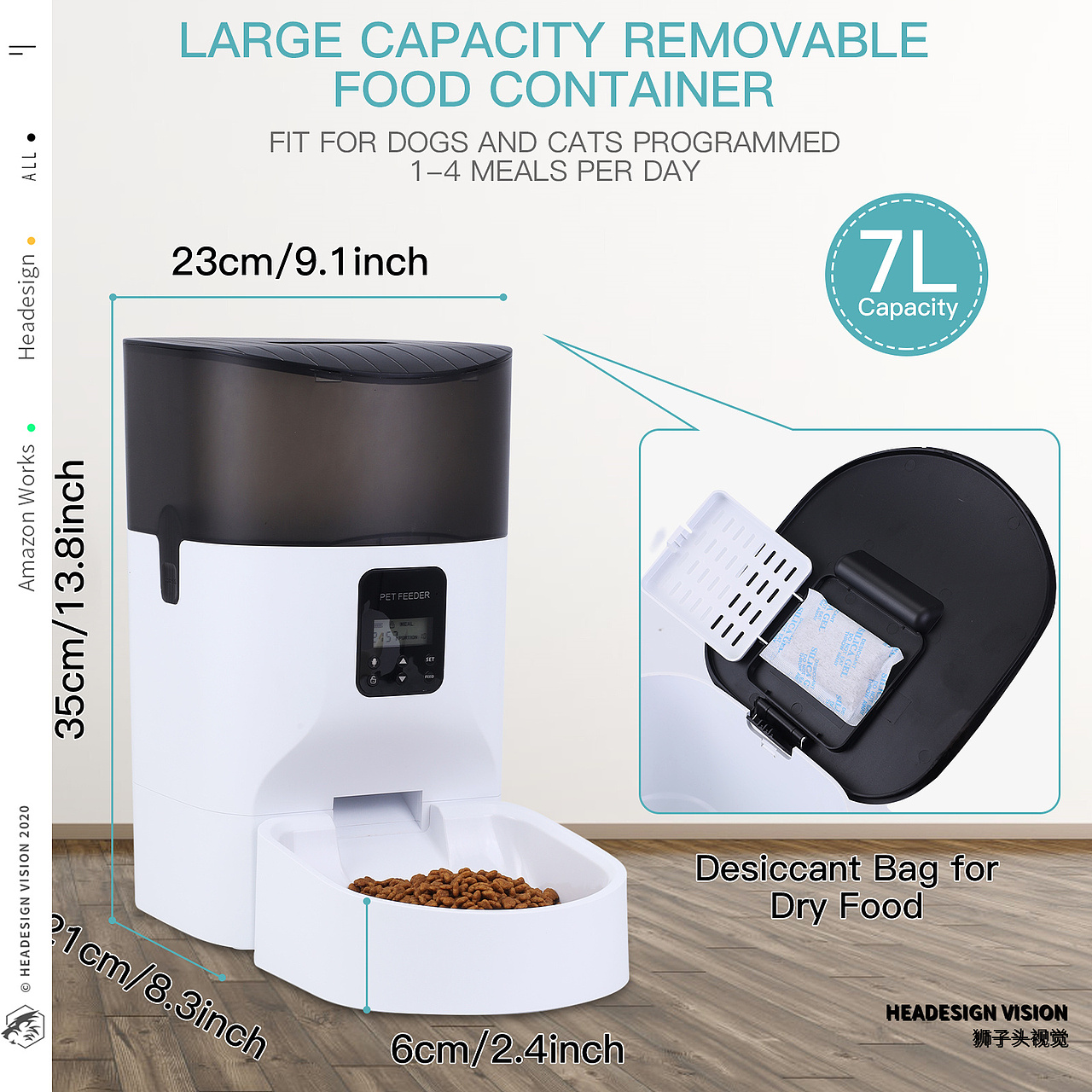 投喂器产品拍摄_主图设计_A+页面设计-狮子头视觉