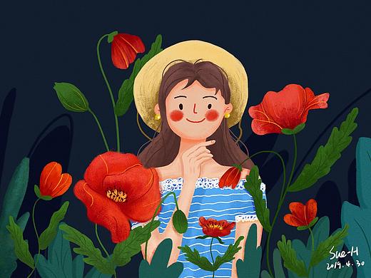 半臨?。▊€人主頁-ZMzU2MzEwNjA=） - 兒童插畫 - 站酷設(shè)計師Sue皮大花原創(chuàng)素材 - 站酷ZCOOL