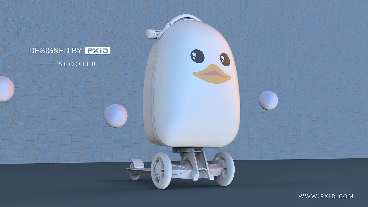 儿童箱包滑板车（图ZMjEwNzM3NDcy） - 交通工具 - 站酷设计师品向设计原创素材 - 站酷ZCOOL