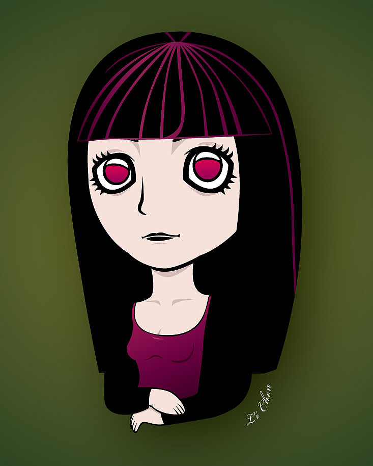 矢量人物繪畫練習(xí)（圖ZNTI1ODU0MA==） - 新銳潮流插畫 - 站酷設(shè)計(jì)師王否囧了個(gè)囧又囧原創(chuàng)素材 - 站酷ZCOOL