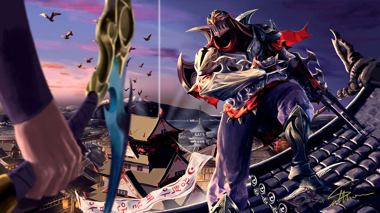 lol同人影流之主劫zedyasuohastodieanyway